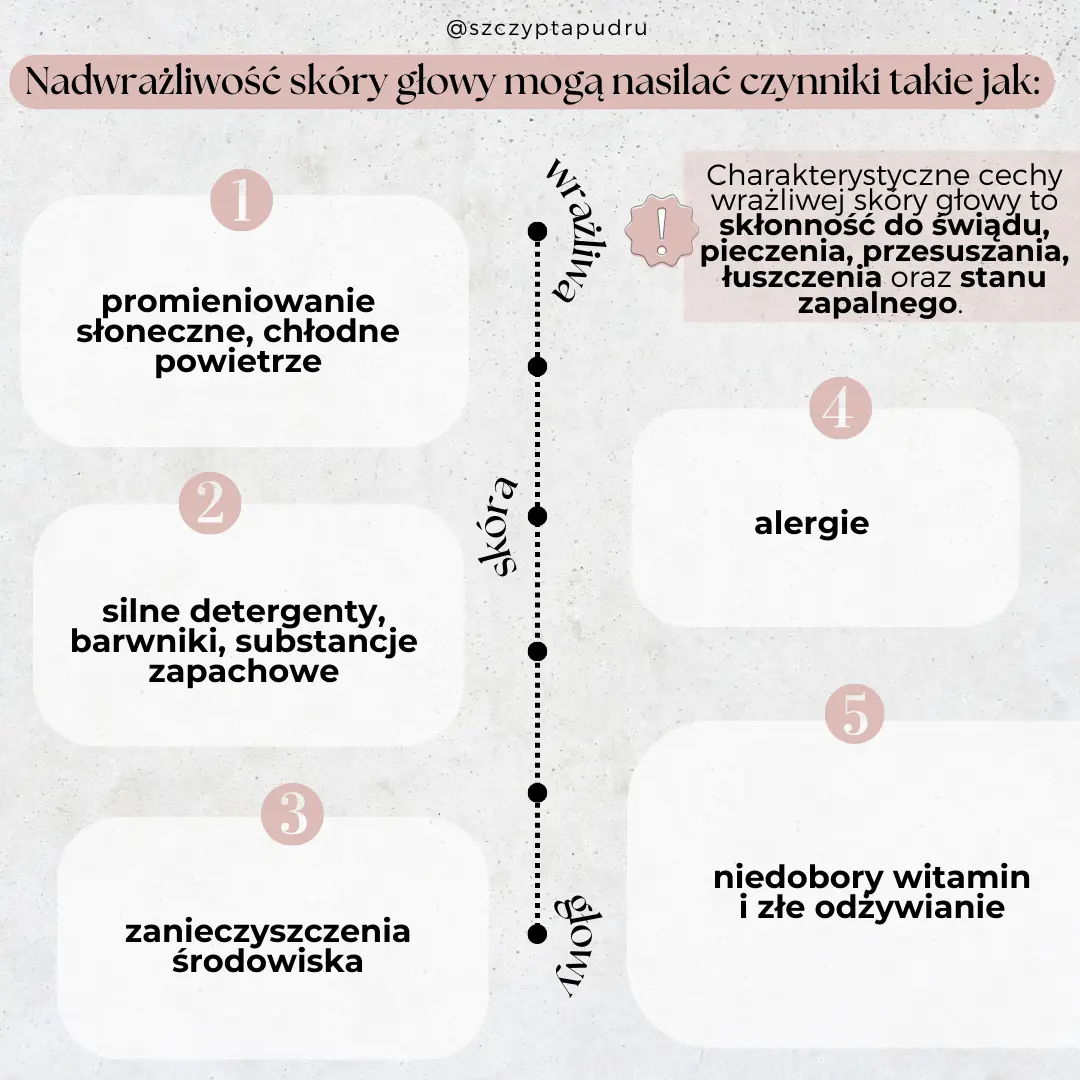 jak pielęgnować wrażliwą skórę głowy