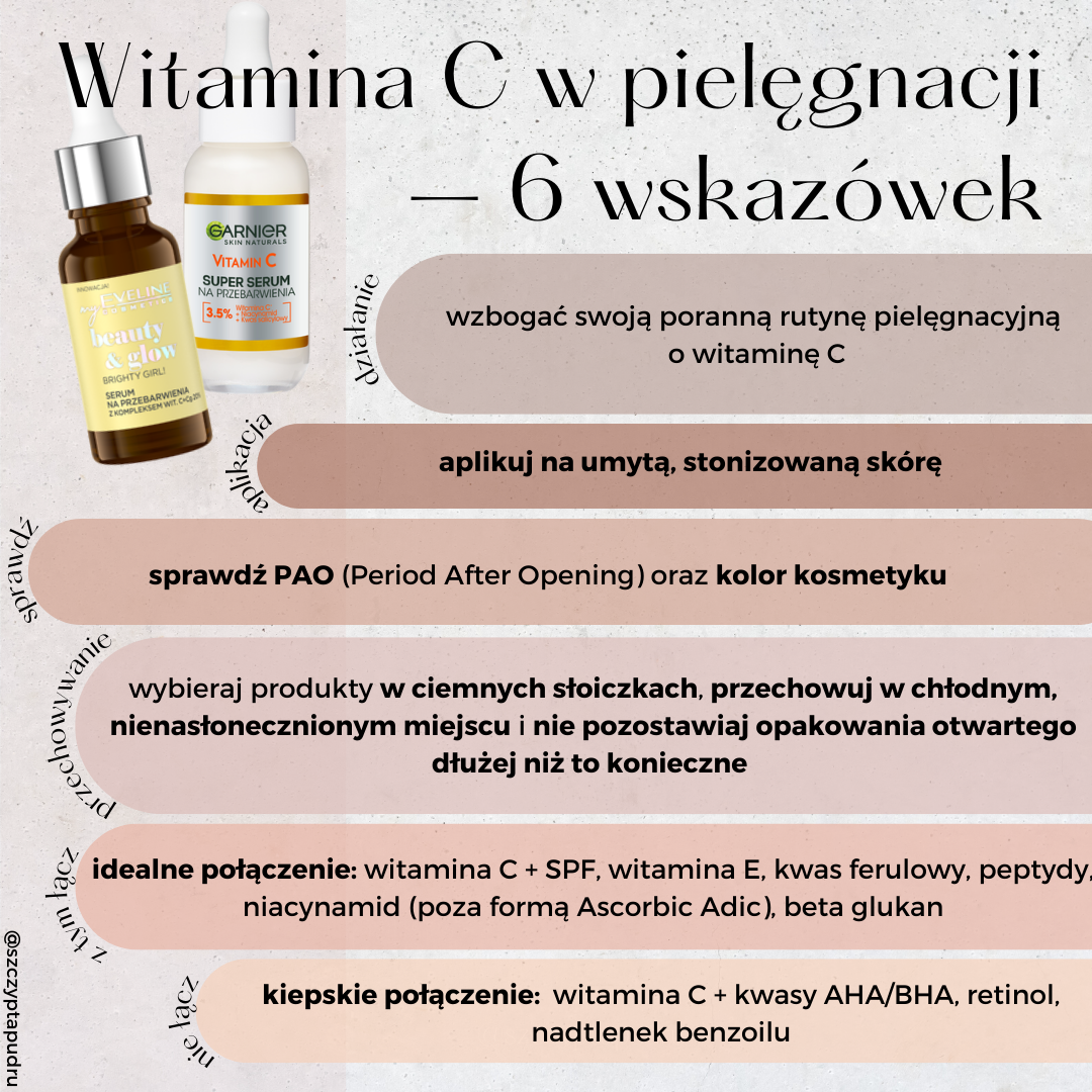 Witamina C W Pielęgnacji 6 Wskazówek Szczypta Pudru 9789