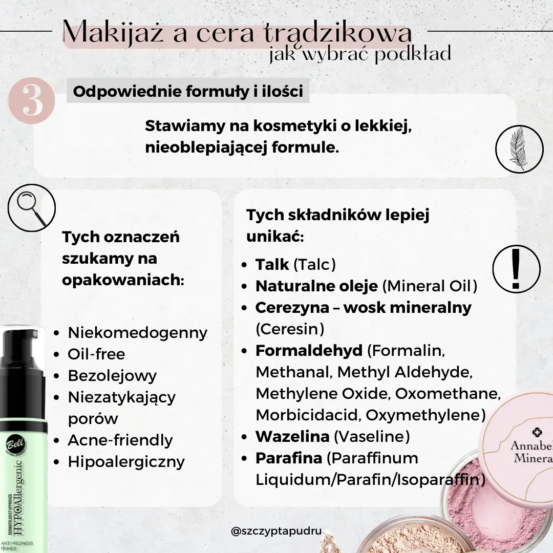 Makijaż a cera trądzikowa – jak wybrać podkład 1