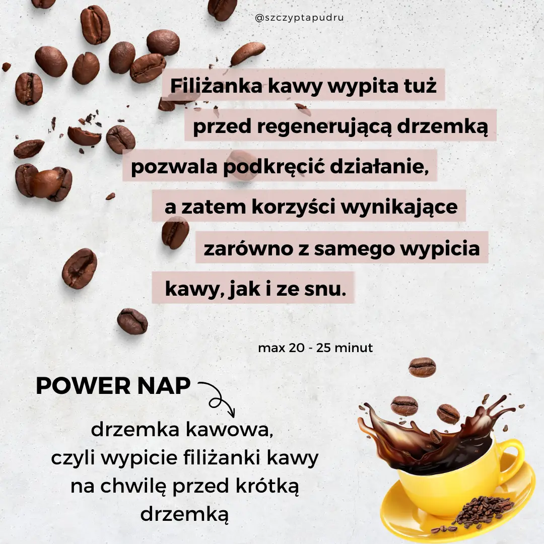 czy coffee nap działa