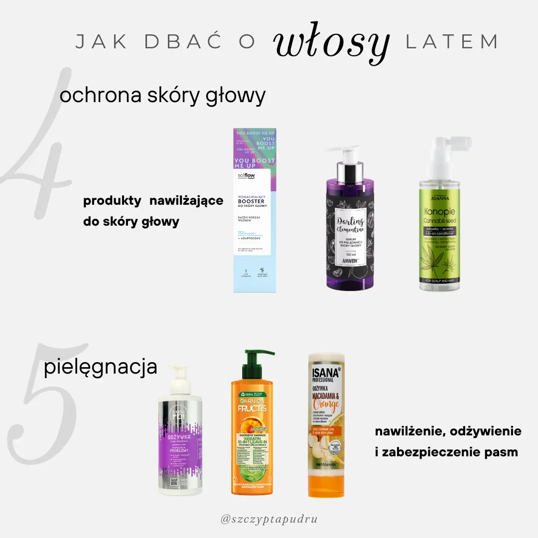 jak dbać o włosy latem 3