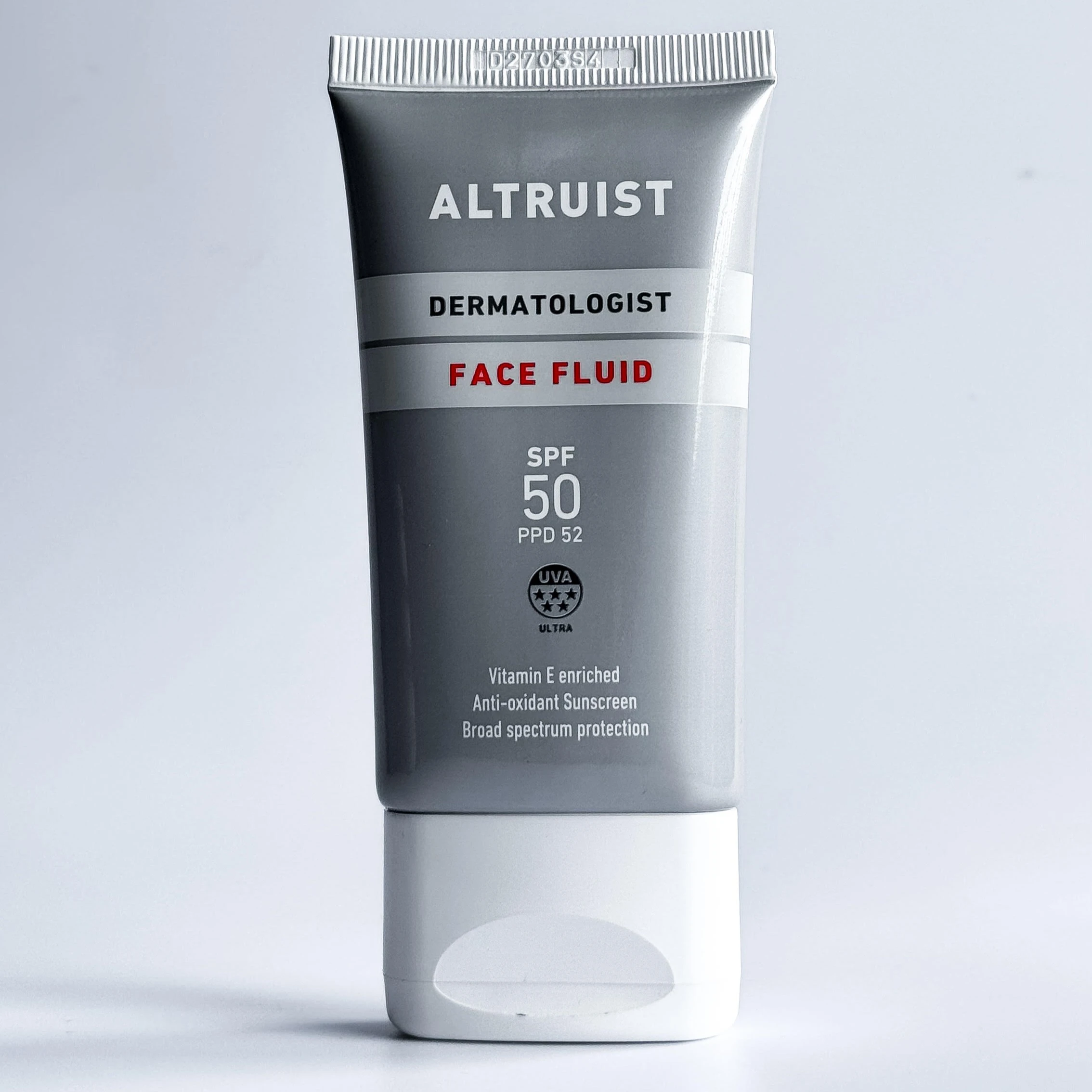 Sunscreen Face Fluid SPF50 od Altruist - moja opinia 3