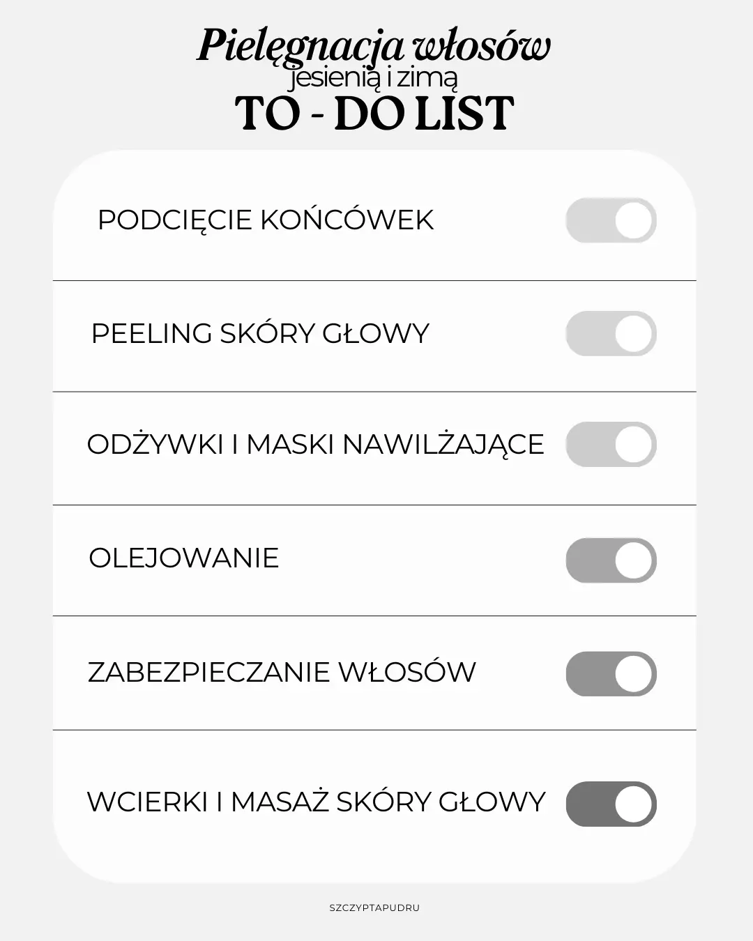 Jak dbać o włosy jesienią i zimą 1