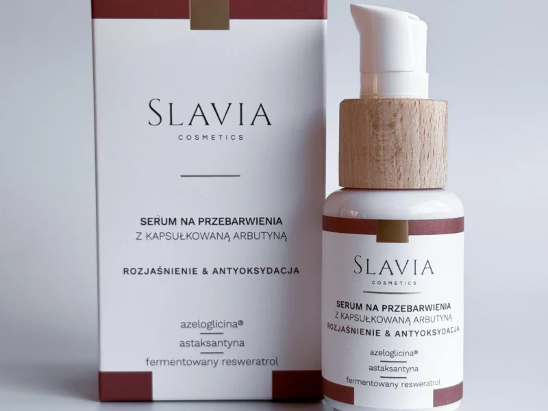 Przetestowałam serum na przebarwienia z kapsułkowaną arbutyną od Slavia Cosmetics